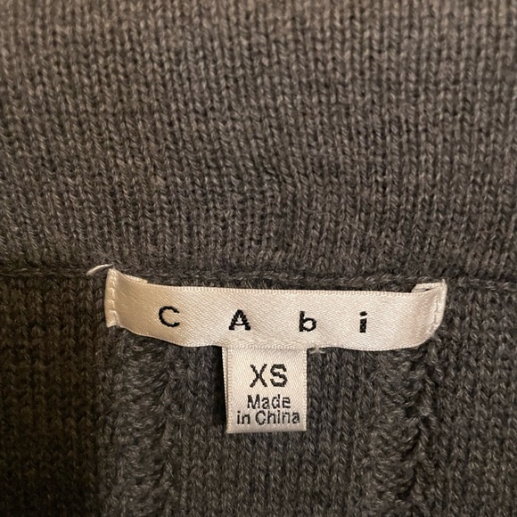 Short CAbi skirt is great over tights! Grey, cotton and fits more than size XS. - Picture 2 of 5